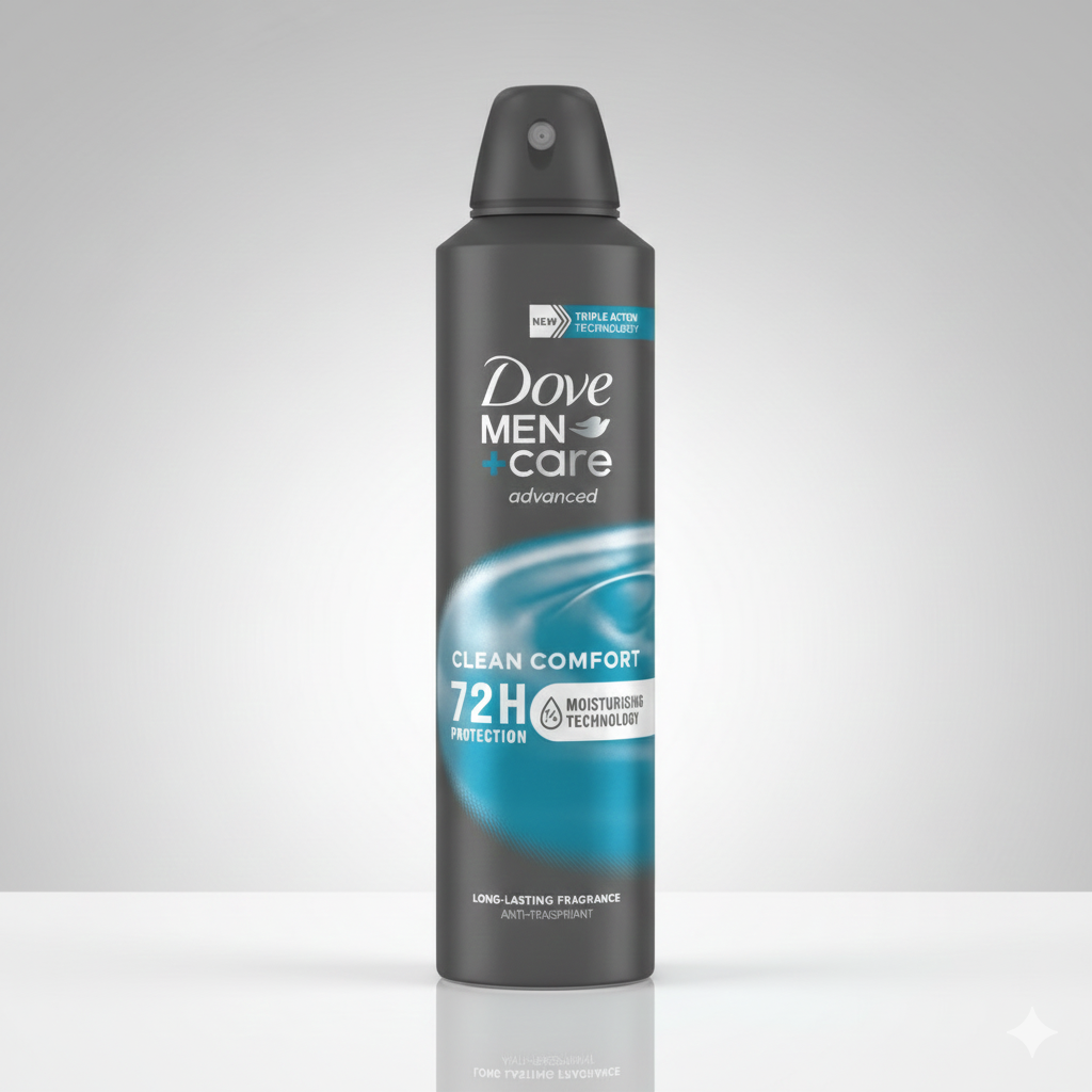 Dove Deodorant Spray Clean Comfort Men(6)