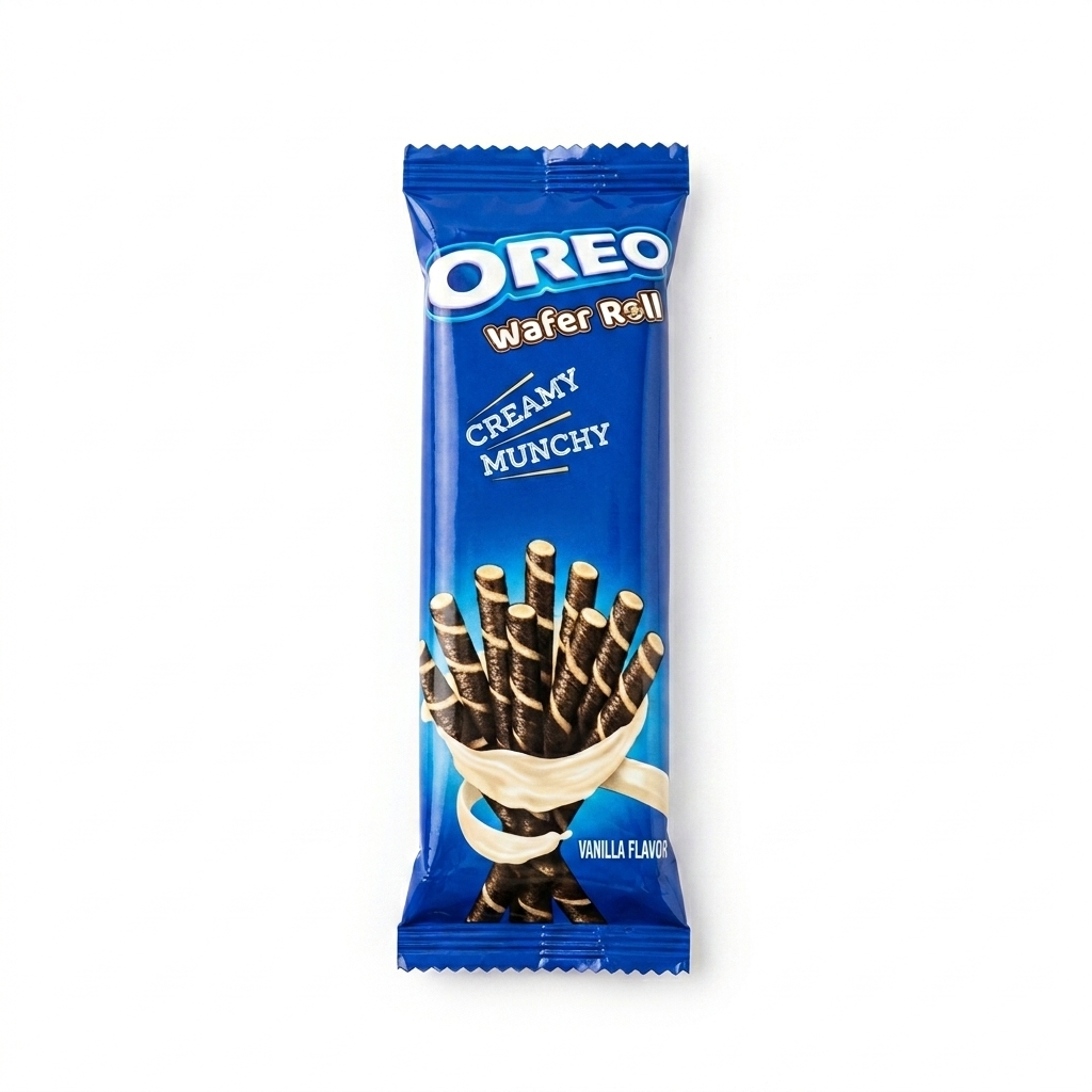 Oreo Wafer Roll Vanilla(3)