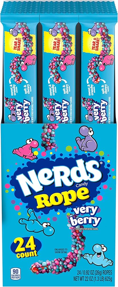 Nerds Rope Very Berry(24)